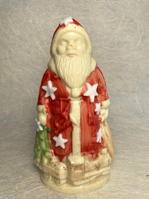 Kerstman big witte chocolade - Santa big white chocolate.