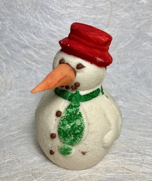 Sneeuwman Mister Frosty witte chocolade.